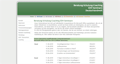 Desktop Screenshot of edv-schulungen-in-leipzig.de
