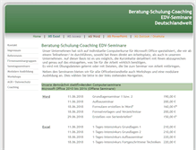 Tablet Screenshot of edv-schulungen-in-leipzig.de